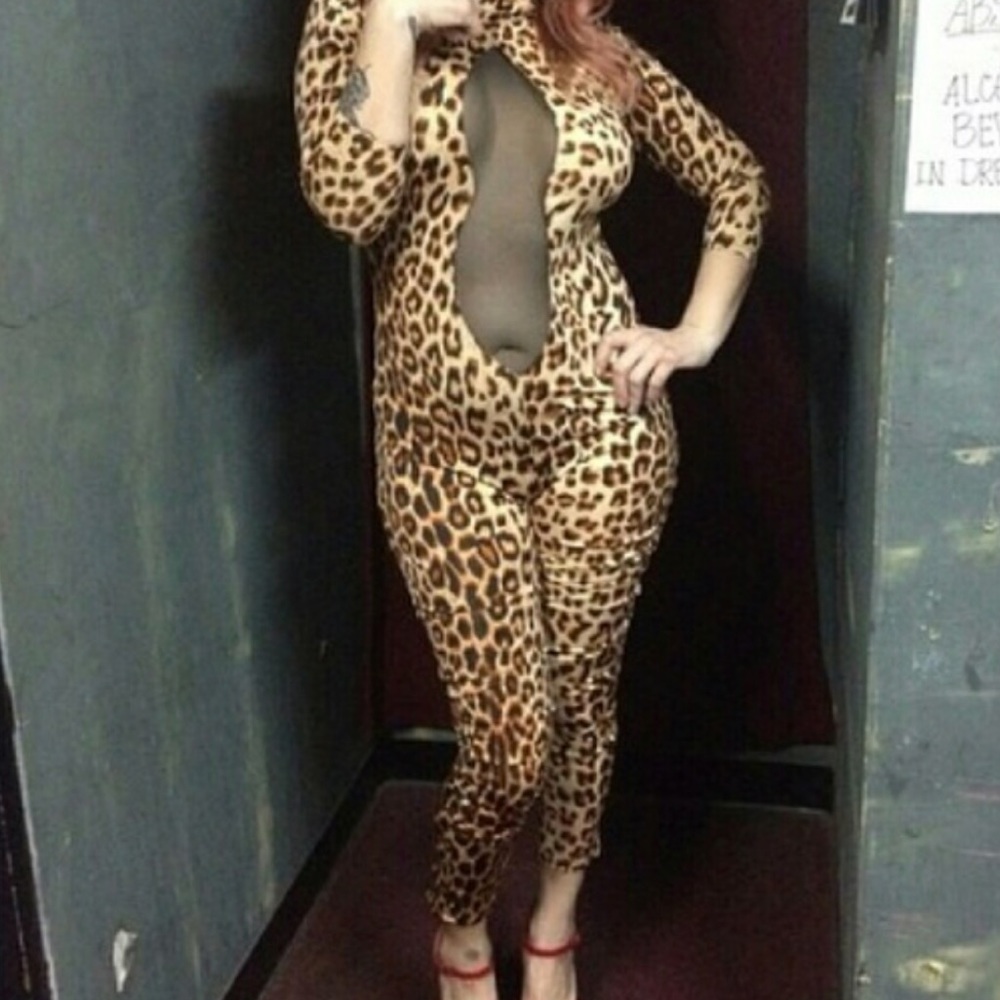 Sexy Cheetah Catsuit